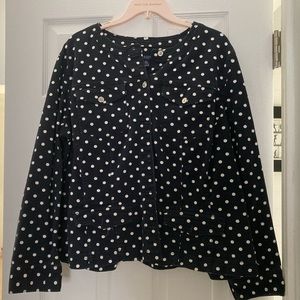 Chaps Polka Dot Jacket